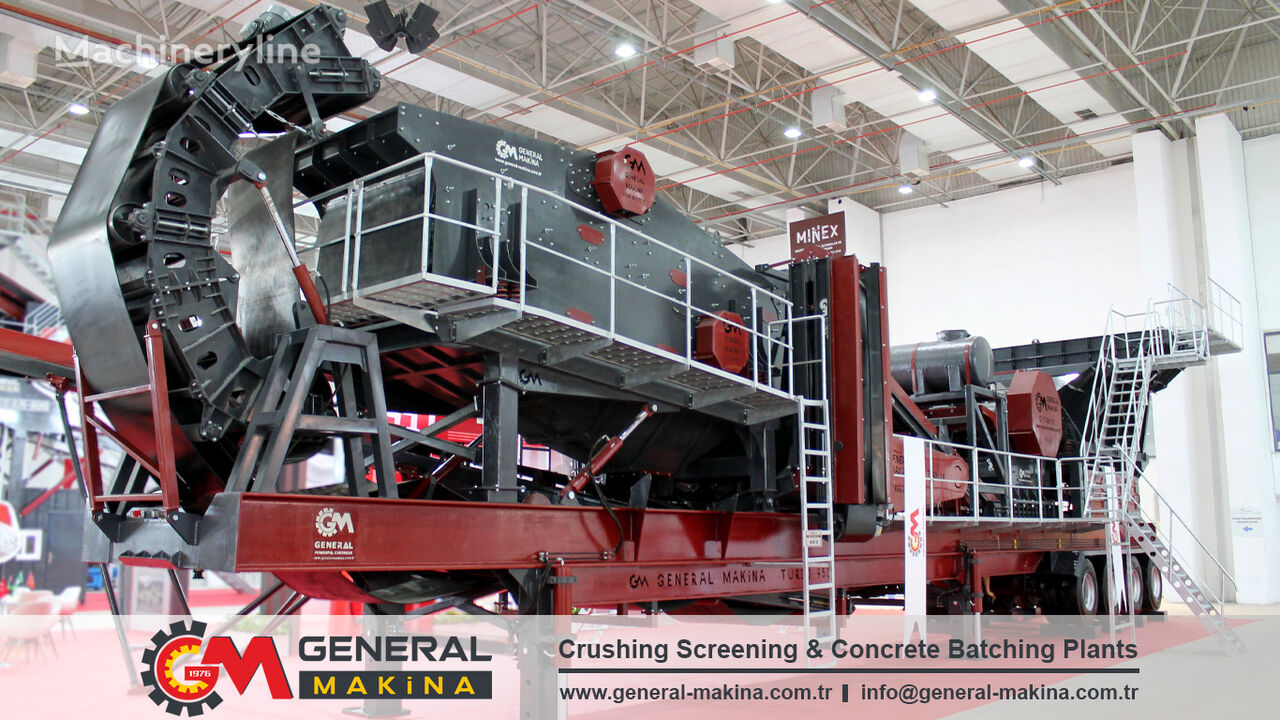 новая мобильная дробильная установка General Makina GNR950 Portable Crushing and Screening Plant