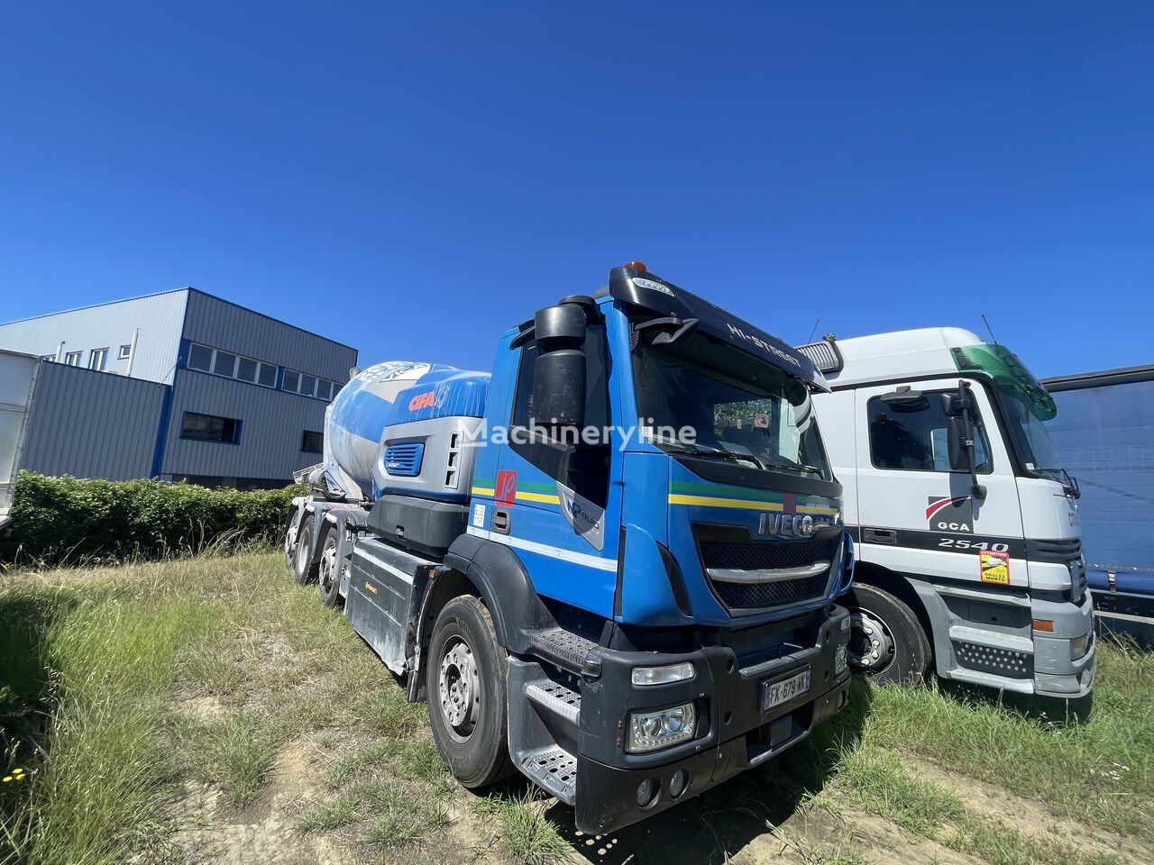 автобетоносмеситель Cifa  на шасси IVECO Stralis NP 400 8X4 / 8M3