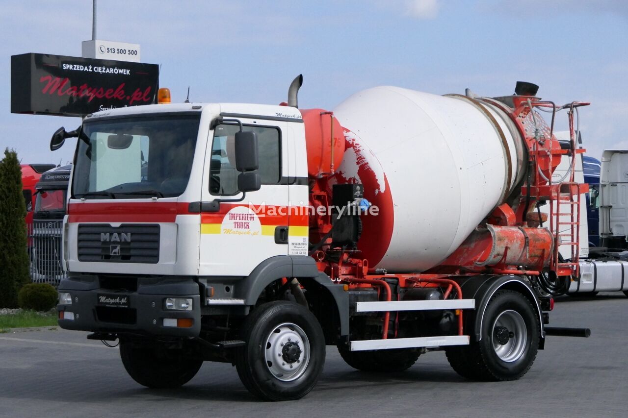 автобетоносмеситель IMER Group  на шасси MAN TGM 18.280 4x4 Betonmixer