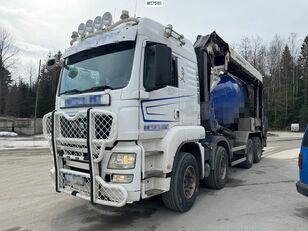 автобетоносмеситель MAN TGS 35.540 8x4 concrete truck with band WATCH VIDEO