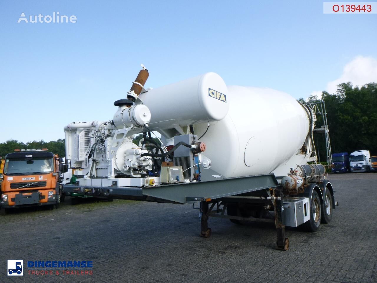 автобетоносмеситель Mol Cifa mixer trailer 12 m3